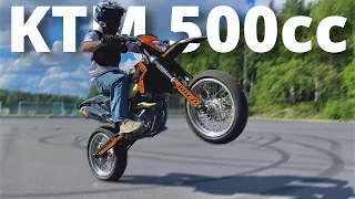 I RODE A KTM 500cc