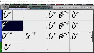 BACKING TRACK - MR PC (C minor) 250 BPM SWING