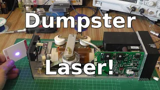 Can it be repaired? Dumpster Nitrogen Laser teardown Part 1