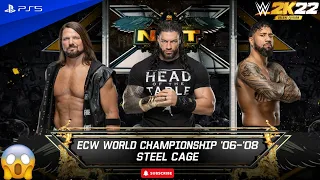 STEEL CAGE - ECW CHAMPIONSHIP - WWE 2K22