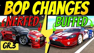 GT7 BOP Changes to GR.3 UPDATE 1.29