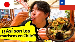 JAPONÉS prueba MARISCOS en CHILE por primera vez