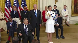 Biden awarding Medal of Freedom to 17,  including Simone Biles, Denzel Washington, late John McCain