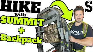 How to Hike with your Summit Viper & Backpack or Hunting Bag. 3 Ways to Pack all your Gear & Climber