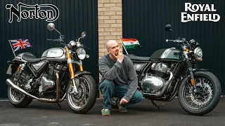 An Unlikely Battle, Yet Worthy Opponents | Royal Enfield Continental GT VS Norton Commando 961