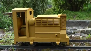 Peckforton Light Railway - Ruston(ish) loco first test run