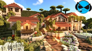 Minecraft Timelapse | Italian Village Build (Savanna Biome)
