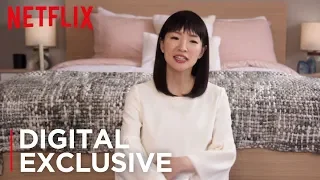 How To Fold Fitted Sheets | Tidying Up with Marie Kondo | Netflix