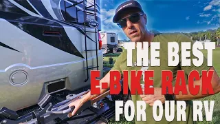 THE BEST E-BIKE CARRIER FOR OUR RV / E-BIKE TRAVEL SET UP AND SAFETY / FULL TIME RV ADVENTURES