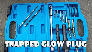 How to Remove Snapped in Half Glow Plug - Astra H - Part 2