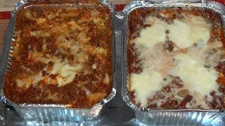 Lasagna Freeze Dried And Fresh Comparison Ep153