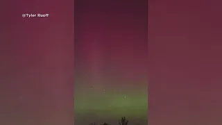 Northern lights dazzle the sky in Central Pennsylvania