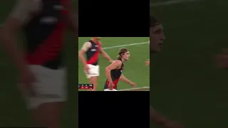 Jamie kicks goal after the siren for collingwood