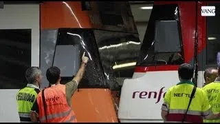 Choque de trenes Sants Estació