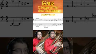 Mars: The Lung Destroyer, Gustav Holst #tuba #sheetmusic #orchestra