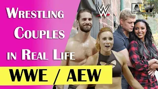 WWE / AEW Wrestling Couples in Real Life | Top 25 Real-life Superstar couples