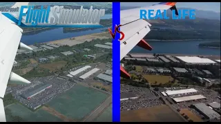 Microsoft Flight Simulator 2020 VS Real Life | Side by side comparison | VERY SIMILAR!