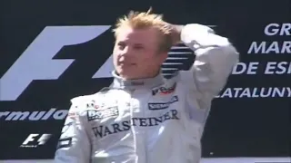 Kimi Raikkonen Dominates the 2005 Spanish GP - Last Laps & Post Race Reaction