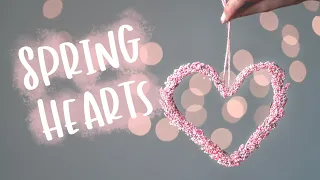 Spring Hearts - Flower Heart Decoration diy