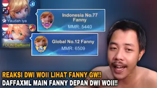 REAKSI DWI WOII LIHAT FANNY DAFFAXML!! MAIN FANNY DEPAN PAWANG NYA!!