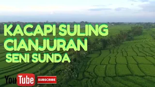 Merdunya KACAPI SULING SUNDA CIANJURAN pesawahan drone view