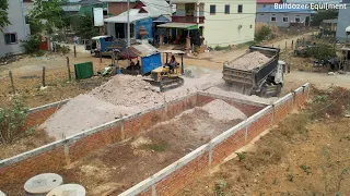 Full Video of landfilling, house demolition and the latest video taken immediately By Mini Dozer