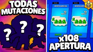 ABRIENDO 108 HUEVOS !!! QUE PUEDE SALIR ? Y TODAS LAS MUTACIONES | SNEAK PEEK 2 de BRAWL STARS