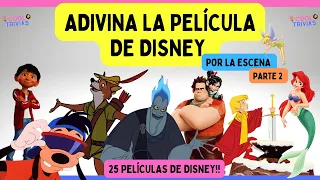 ADIVINA LA PELICULA DE DISNEY POR LA ESCENA! #2 || CUANTO SABES DE DISNEY?|| TRIVIA/QUIZ/TEST