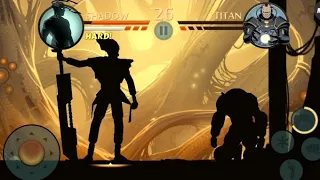 Shadow Fight 2 Defeating Titan only by hitting with head