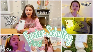 1.Schultag im nach Winterferien! *help* 🥺 new phone, grwm, Schule 📚 Alles Ava Vlog ganzer Tag💜