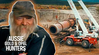 Tony Beets Prepares His COLOSSAL 40-Foot Trommel For His Indian River Claim | Gold Rush
