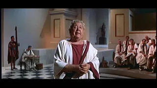 'Spartacus' (1960): A Bryna Production. Director - Stanley Kubrick. Roman Senate scene