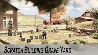 Scratch building a Grave yard with glowing sculls