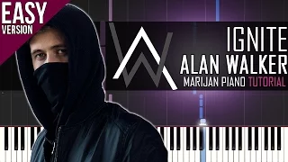 How To Play: Alan Walker & K-391 - Ignite | Piano Tutorial EASY