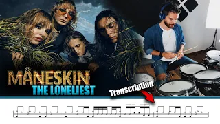 MANESKIN - The Loneliest | DRUM TUTORIAL