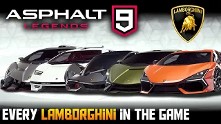 Asphalt 9: Full Lamborghini Showcase (Every Car in-game) - #a9lamborghinirevuelto  #asphalt9legends