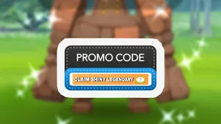 Got shiny legendary from Promo code