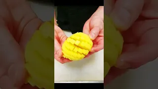 POTATO POM POMS KUXNYA TEST.ЖАРЕНЫЙ КАРТОШКА # #satisfying #satisfyingvideo #food #cooking #shorts