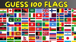 Guess 100 Countries Flags In 3 Seconds | Flag Quiz