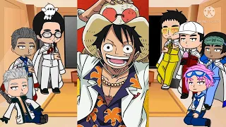 👒 Marines react to future, Luffy - JoyBoy, Mugiwaras 👒 Gacha Club 👒 One Piece react Compilation