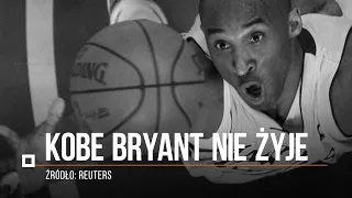 KOBE BRYANT NIE ŻYJE. Słynny koszykarz zginął w katastrofie helikoptera