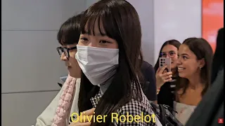 Jang Wonyoung (IVE Wonyoung 장원영) arrival at Charles de Gaulle airport - Paris - 02/10/2023