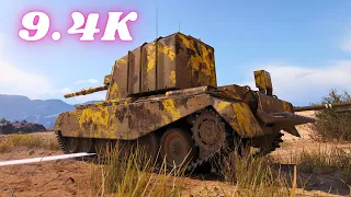 FV4005 Stage II  9.4K Damage 5 Tanks Destroyed - World of Tanks Replays