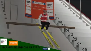 Odwzoruj to w DSJ4 #27 Markus Eisenbichler 237.5m Oberstdorf 2019