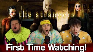 we watched THE STRANGERS for the FIRST TIME and now we can't sleep at night!! (Movie First Reaction)