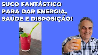 Dica fantástica para ter energia, saúde e disposição! Faça este suco agora! | Dr. Marco Menelau