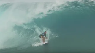 French Olympic surfer Fierro rides the waves to victory in Tahiti | AFP