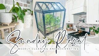 SUNDAY RESET // WEEKLY CLEANING AND DECORATING // FARMHOUSE STYLE // CHARLOTTE GROVE FARMHOUSE