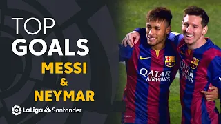 TOP 25 GOALS Messi & Neymar LaLiga Santander