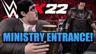 WWE 2k22 How to Make Undertaker Entrance with Paul Bearer